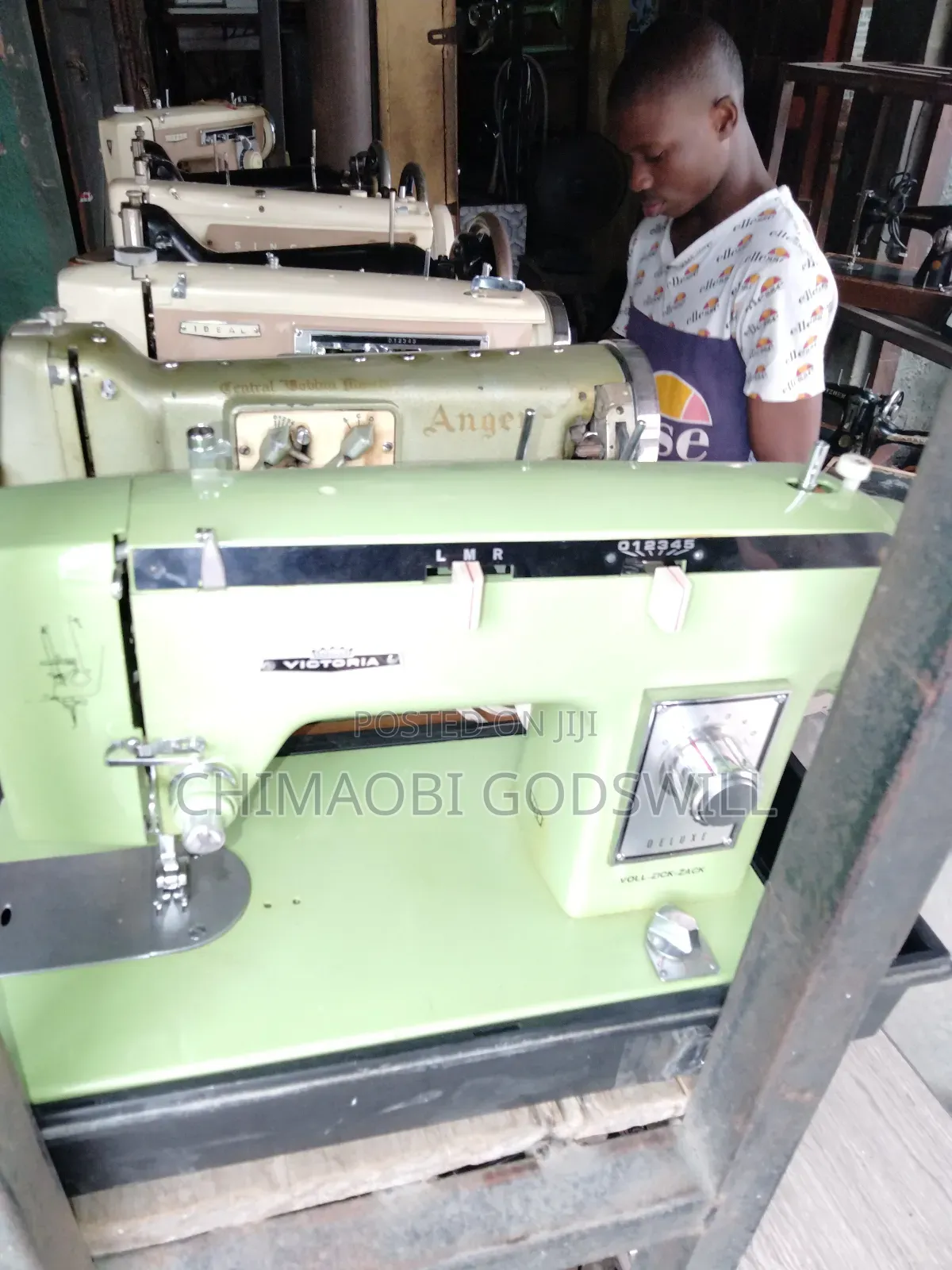 Electric and Manual Multipurpose Sewing Machine