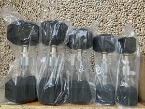 Technogym Hexagonal Dumbbell Kit, 30kg|| #2,500 Per Kg|| Pod in Lagos