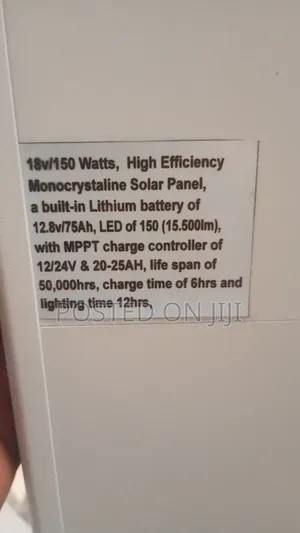 150w All in One Solar Street Light With Motion Sensor