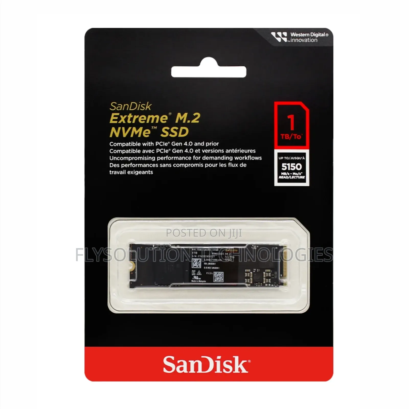 Sandisk Extreme M.2 Nvme SSD 1tb 5150mb/S