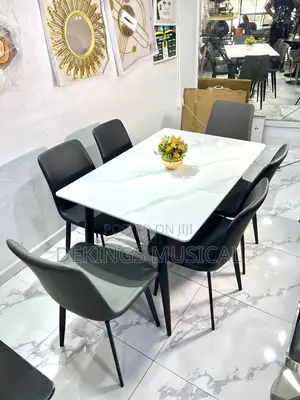 6 Seater Marble Dining Set