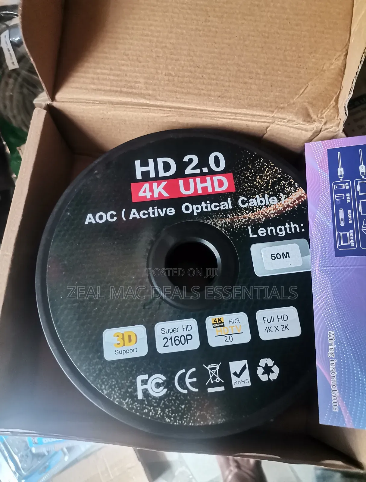 Hdmi Fiber Optic Cable 50m