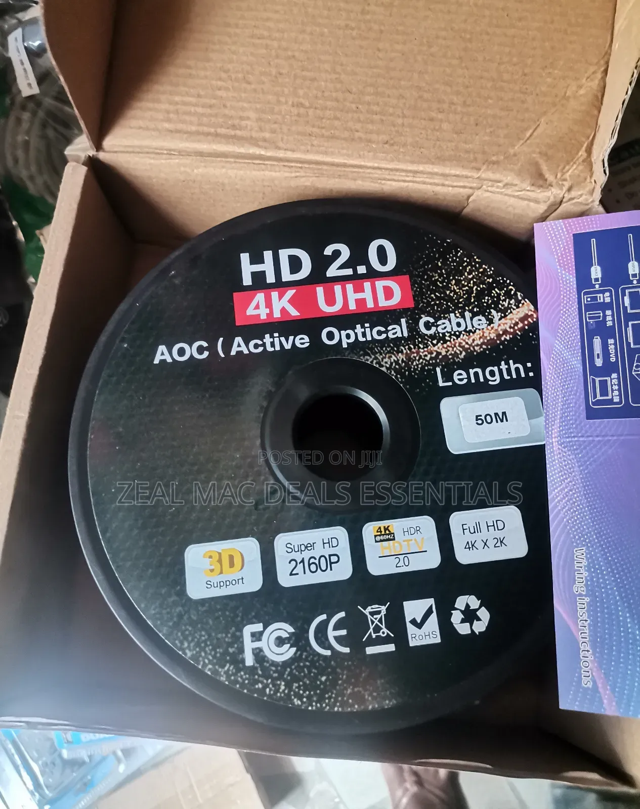 Hdmi Fiber Optic Cable 50m