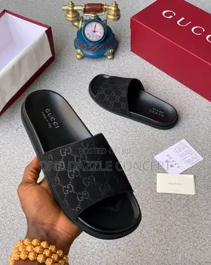 Suede Gucci Slide