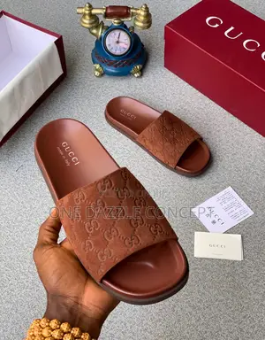 Suede Gucci Slide