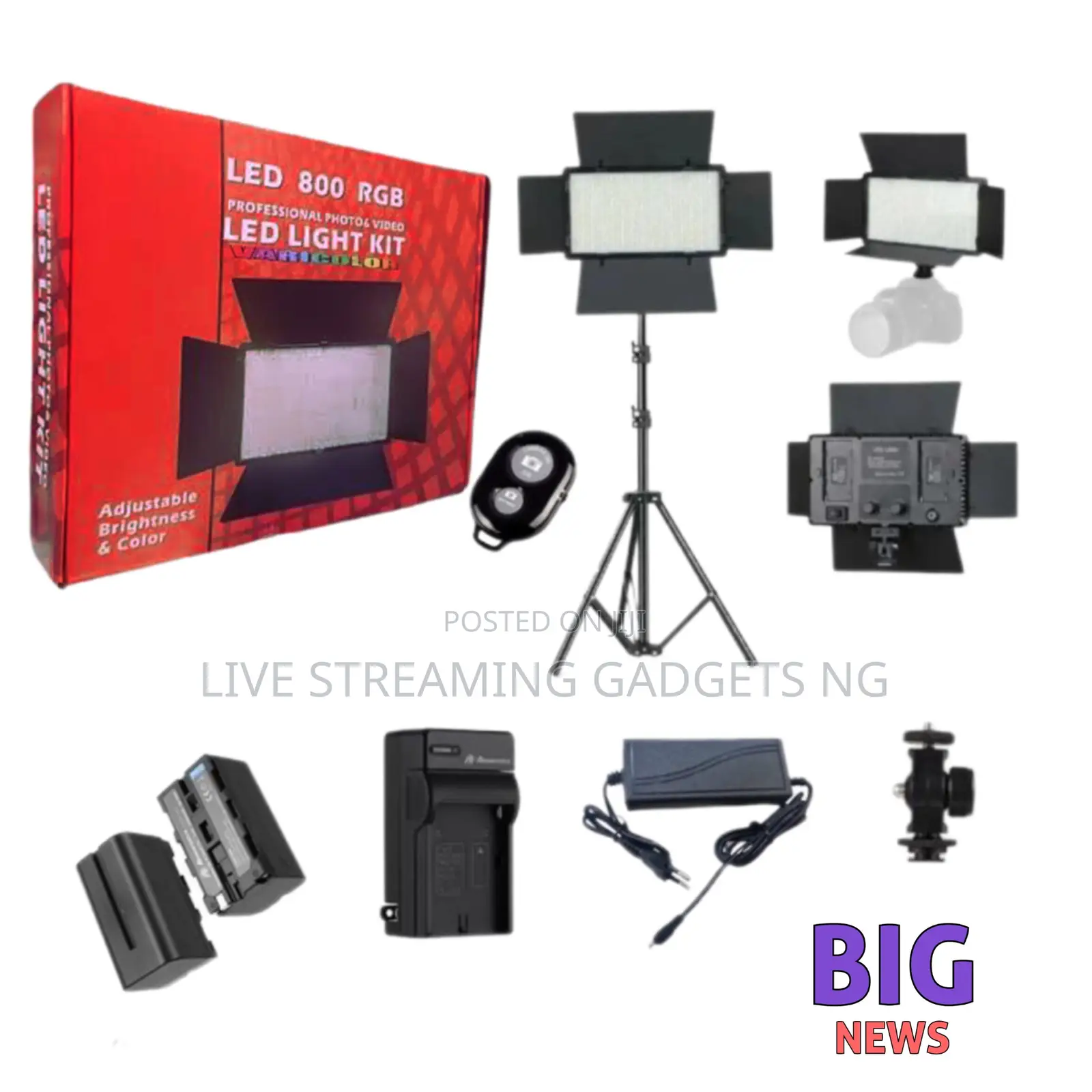 Led 800 RGB Led Light Kit With Stand
