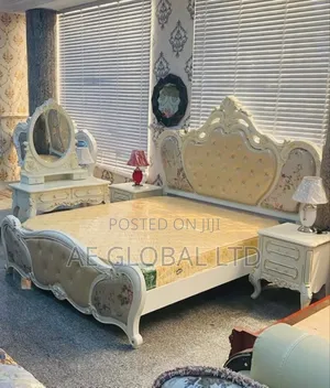 Photo - Royal Bedframe and Dressing Mirror