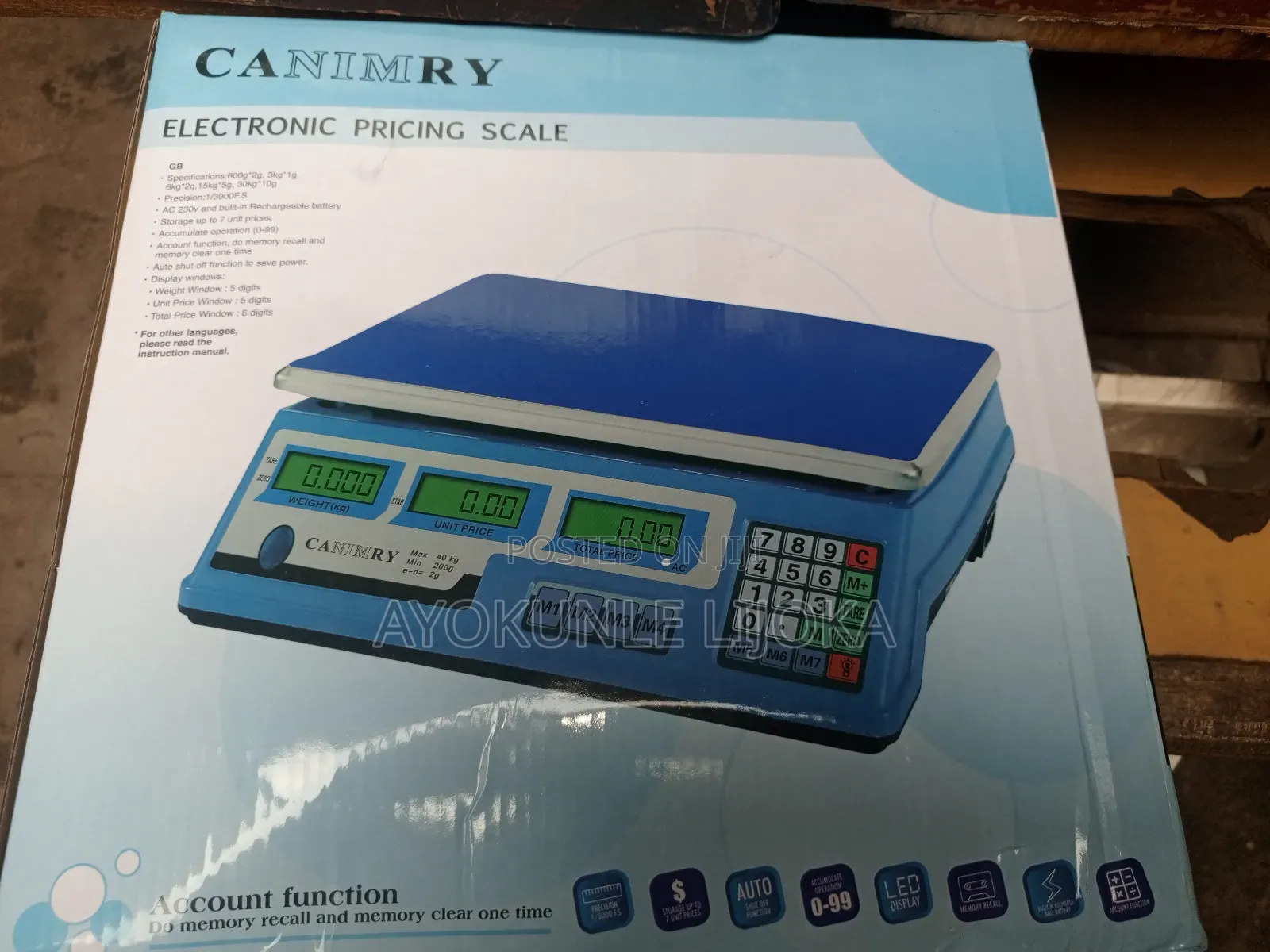 Electronic Kitchen Scale