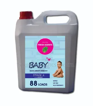 Baby Liquid Laundry Detergent, Stage 2, 4 Litres
