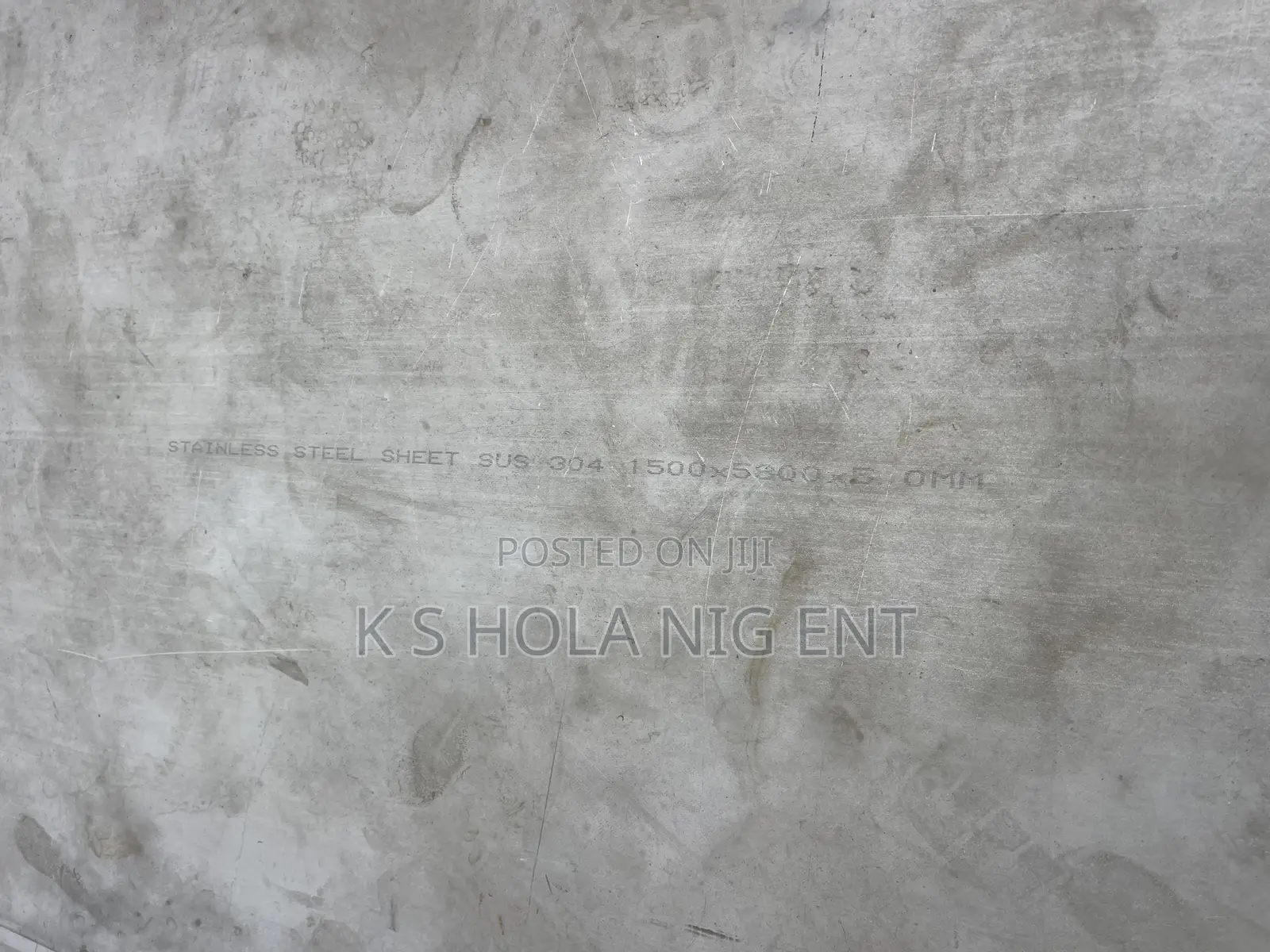 Stainless Steel Plate 304 5ft X 20ft