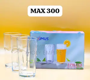 6pcs Round Water Glass Cup