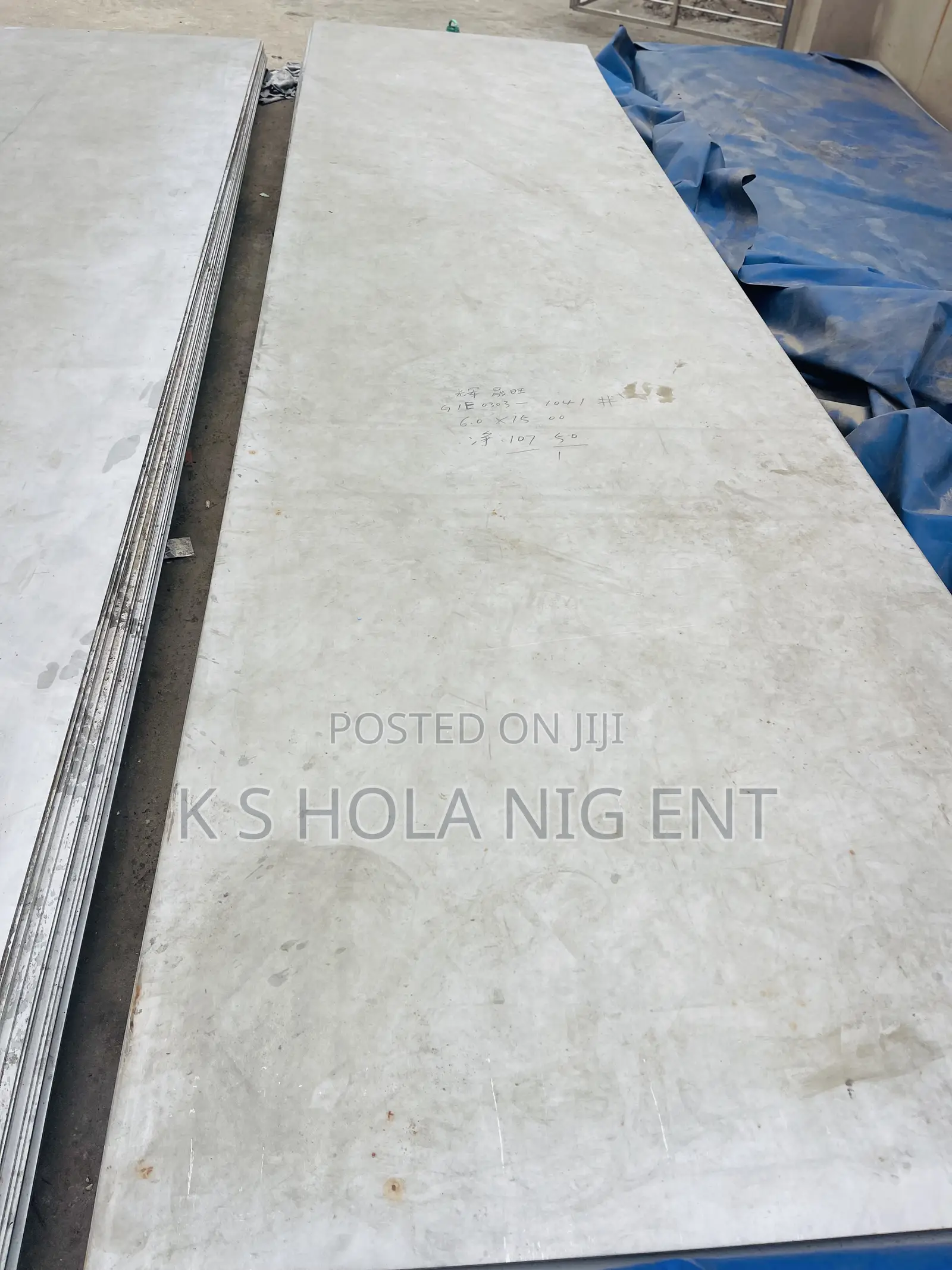 5800mm X 1500mm Stainless Steel Plate { 5ft X 20ft }