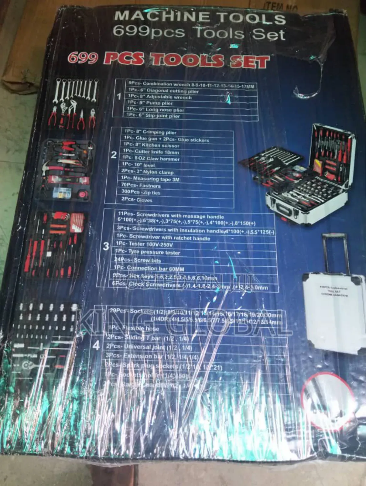 699pcs Electromechanical Tools Box