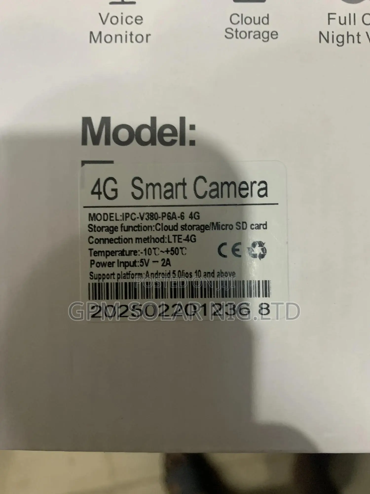 Solar CCTV Camera With Double Lence