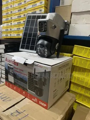 Solar CCTV Camera With Double Lence