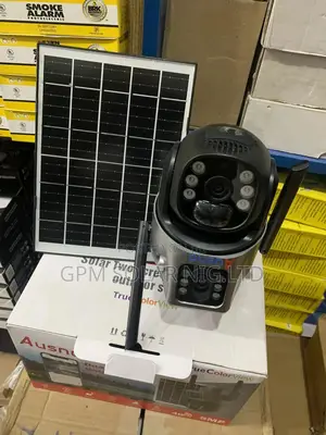 Solar CCTV Camera With Double Lence