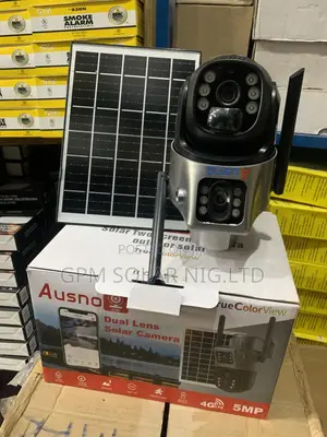 Solar CCTV Camera With Double Lence