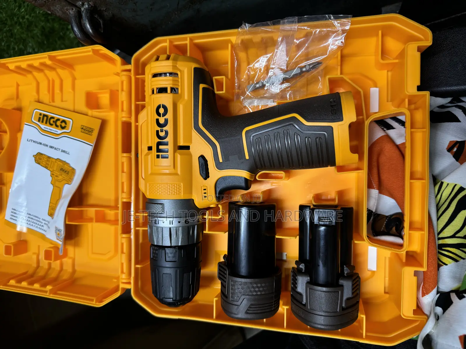 Ingco Lithium-ion Cordless Drill 12v