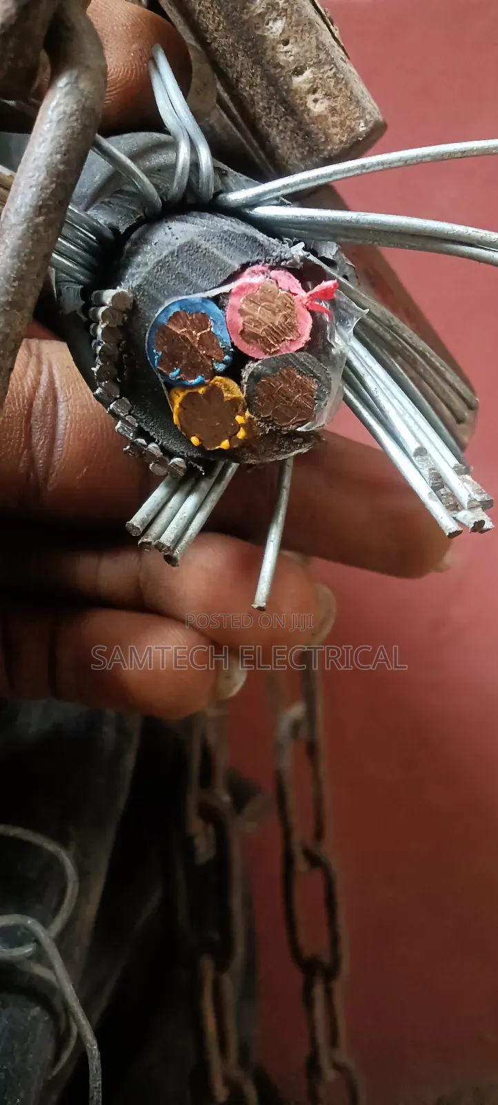 25mm* 4core Armoured Cable