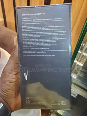 New Samsung Galaxy S20+ 5G 256 GB Black