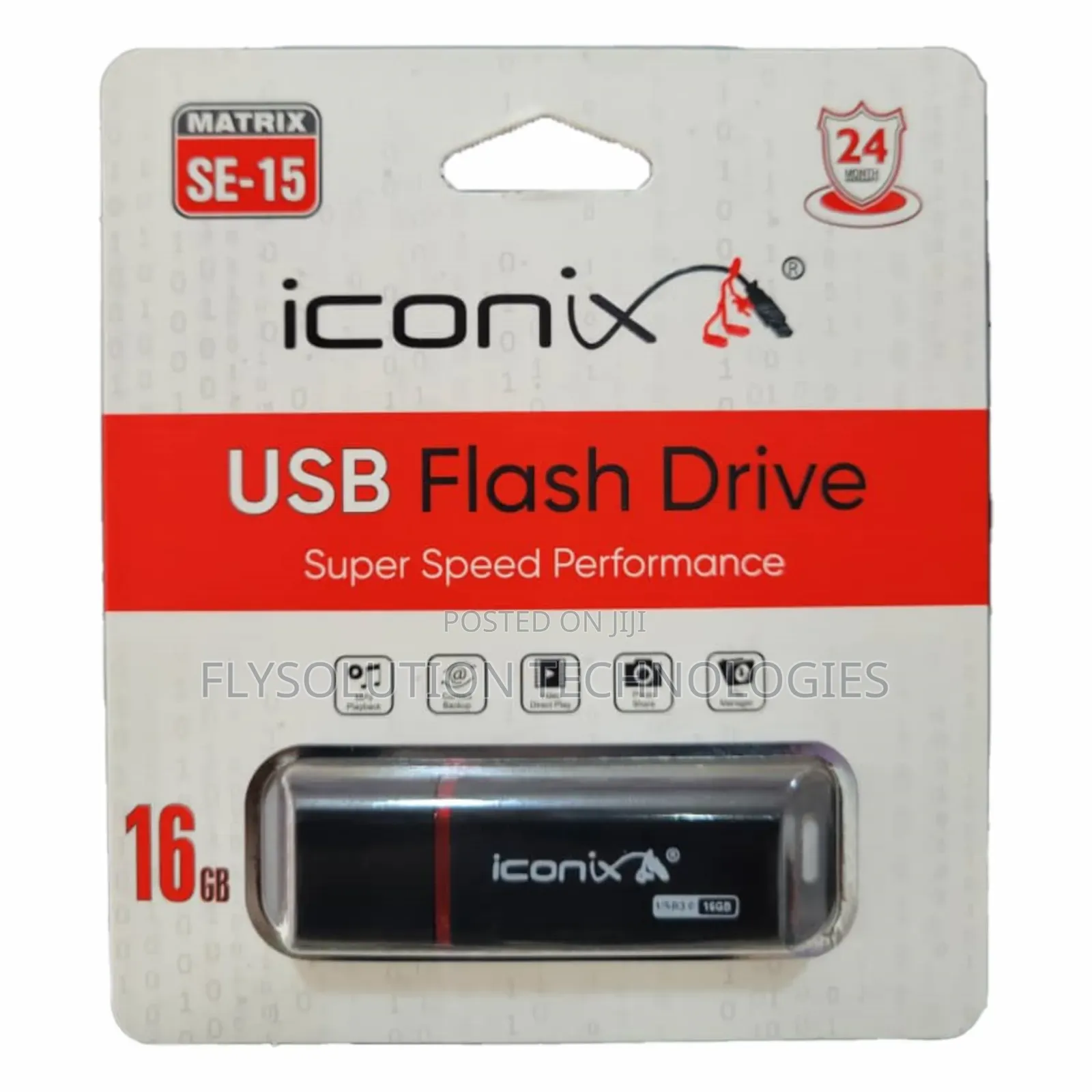 Iconix Se-15 Usb 3.0 Flash Drive 16gb