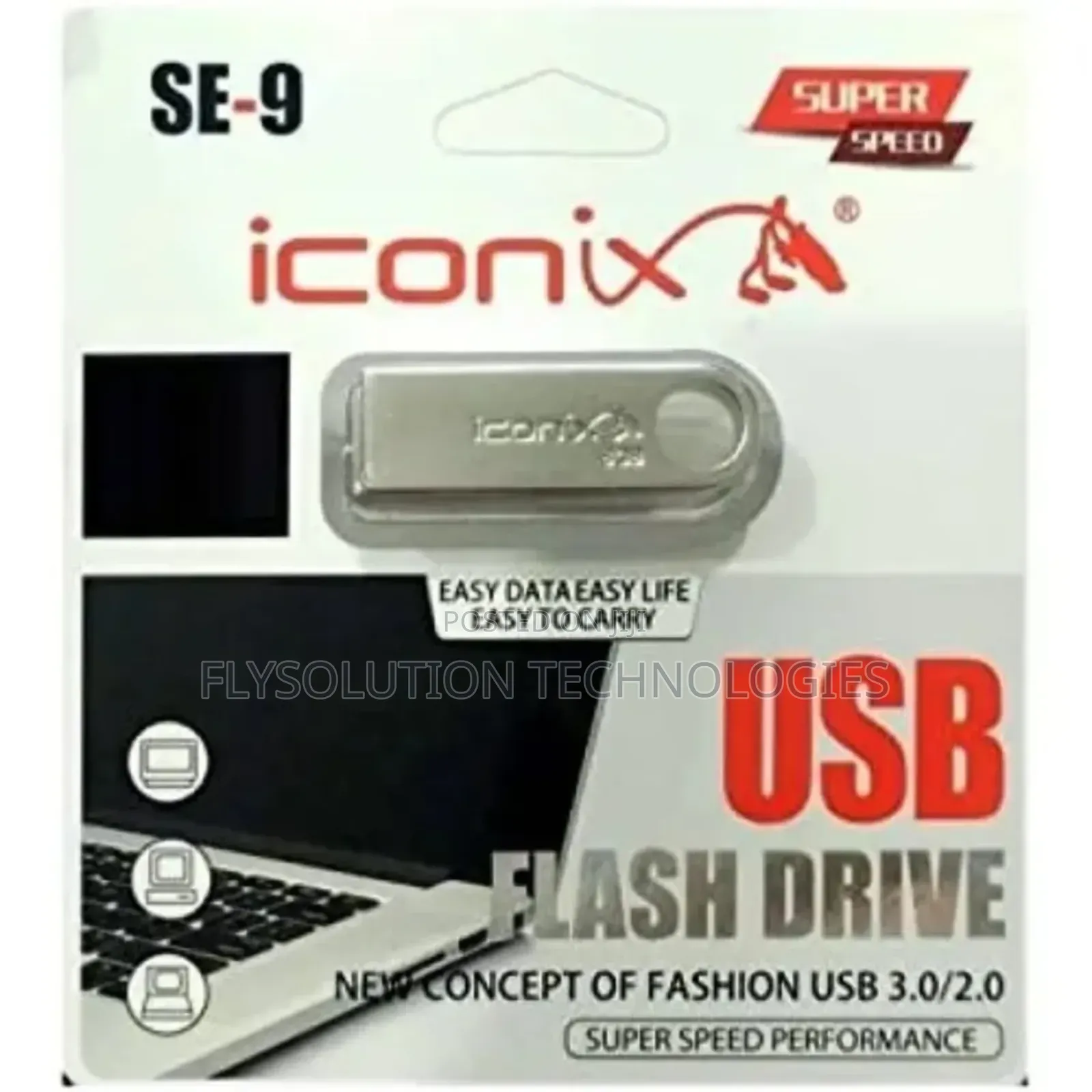 Iconix Se-9 Usb 3.0 Flash Drive 32gb