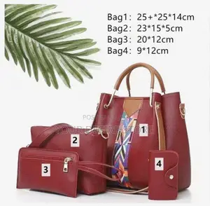 4 PCS Women Handbag