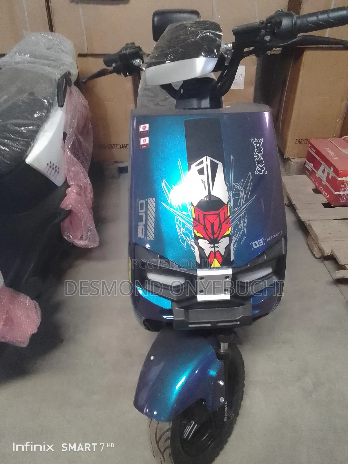 New Motorcycle 2024 Blue