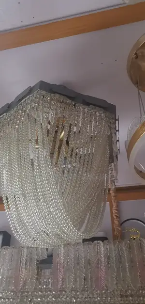 Modern Simple Light Luxury Crystal Ceiling Lamp Living Room
