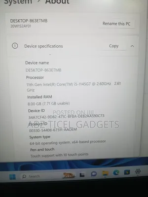 Laptop Lenovo ThinkPad T14 G2 8GB Intel Core I5 SSD 256GB