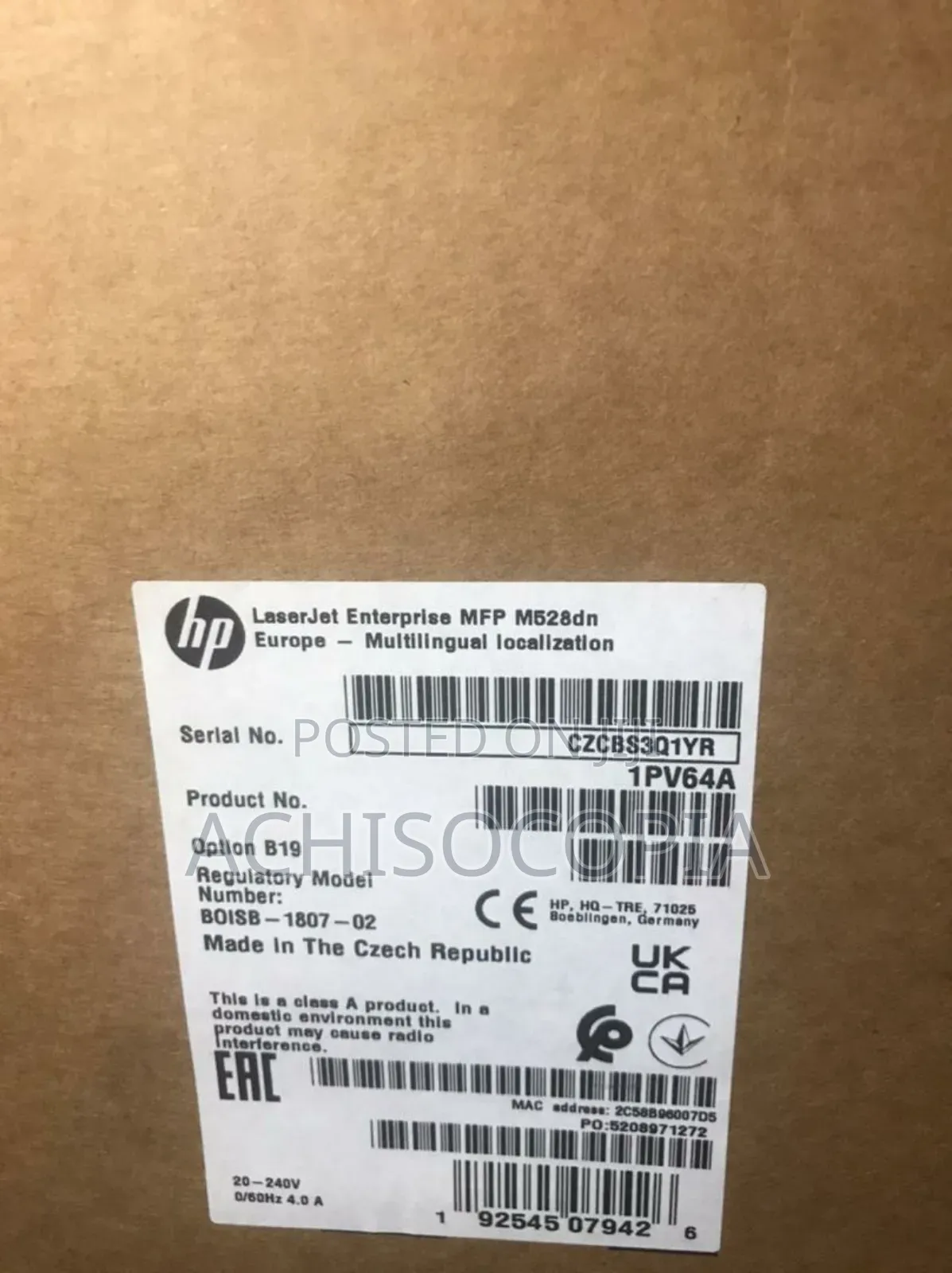 Hp Printer 528dn