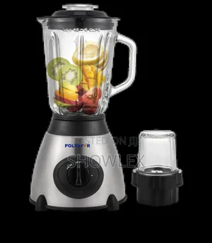 2-in-1 Blender With A Glass Jar And Grinder.