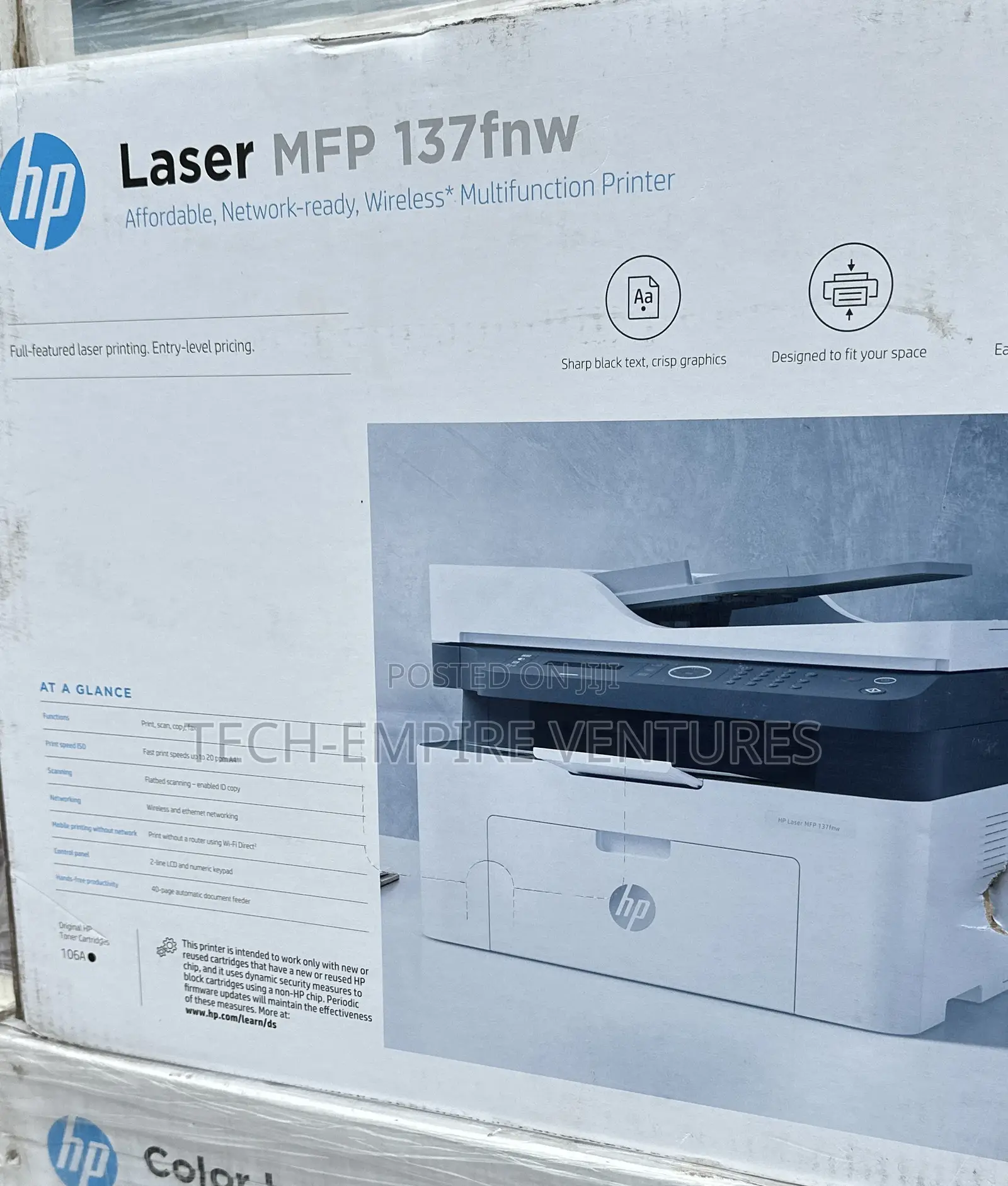 Hp Laserjet MFP 137fnw Printer