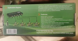 Hdmi Splitter 1x4 Long