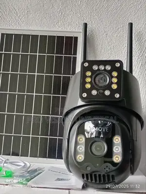Solar Camera Eseecluod Dual Lens Security Camera
