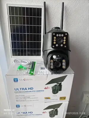Solar Camera Eseecluod Dual Lens Security Camera