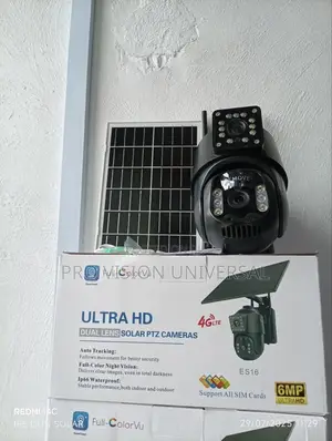 Solar Camera Eseecluod Dual Lens Security Camera