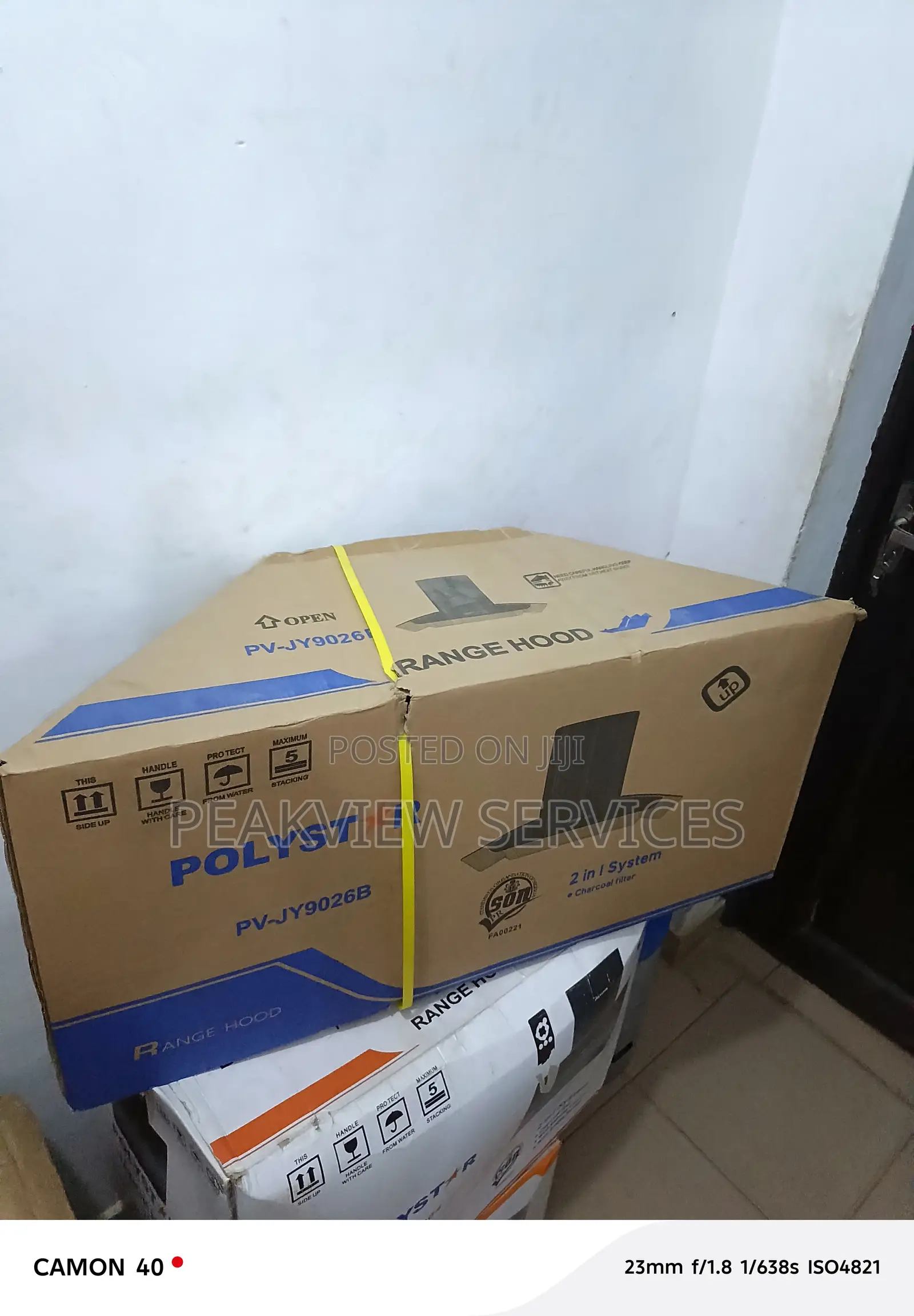Led Light Polystar Smoke Extractor (Pv-Jy9026b) 90cm 2in1