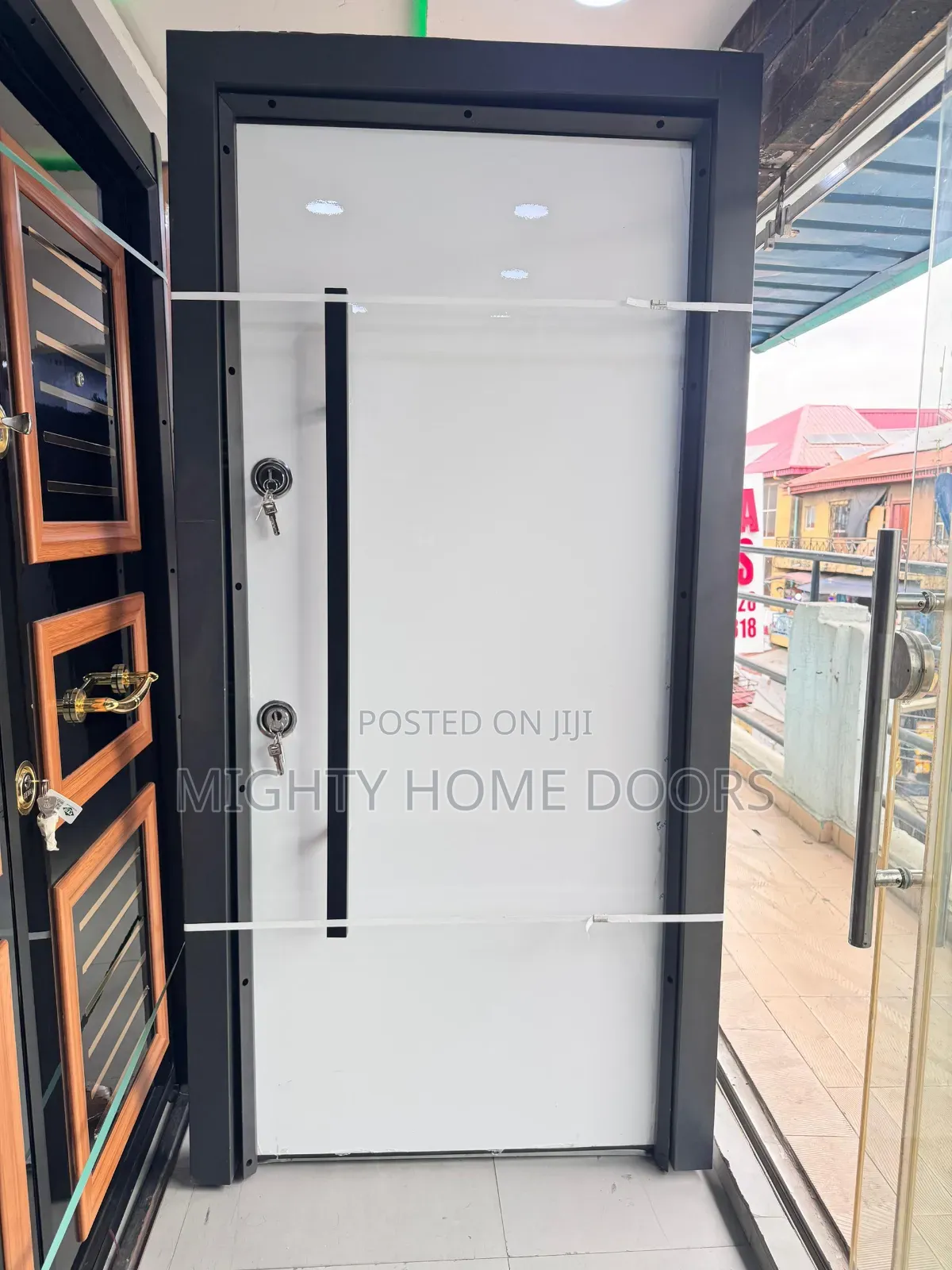 White Luxury Turkish Security Door