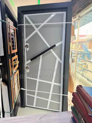 Unique Gray Design 3ft by 8ft Luxury Security Door