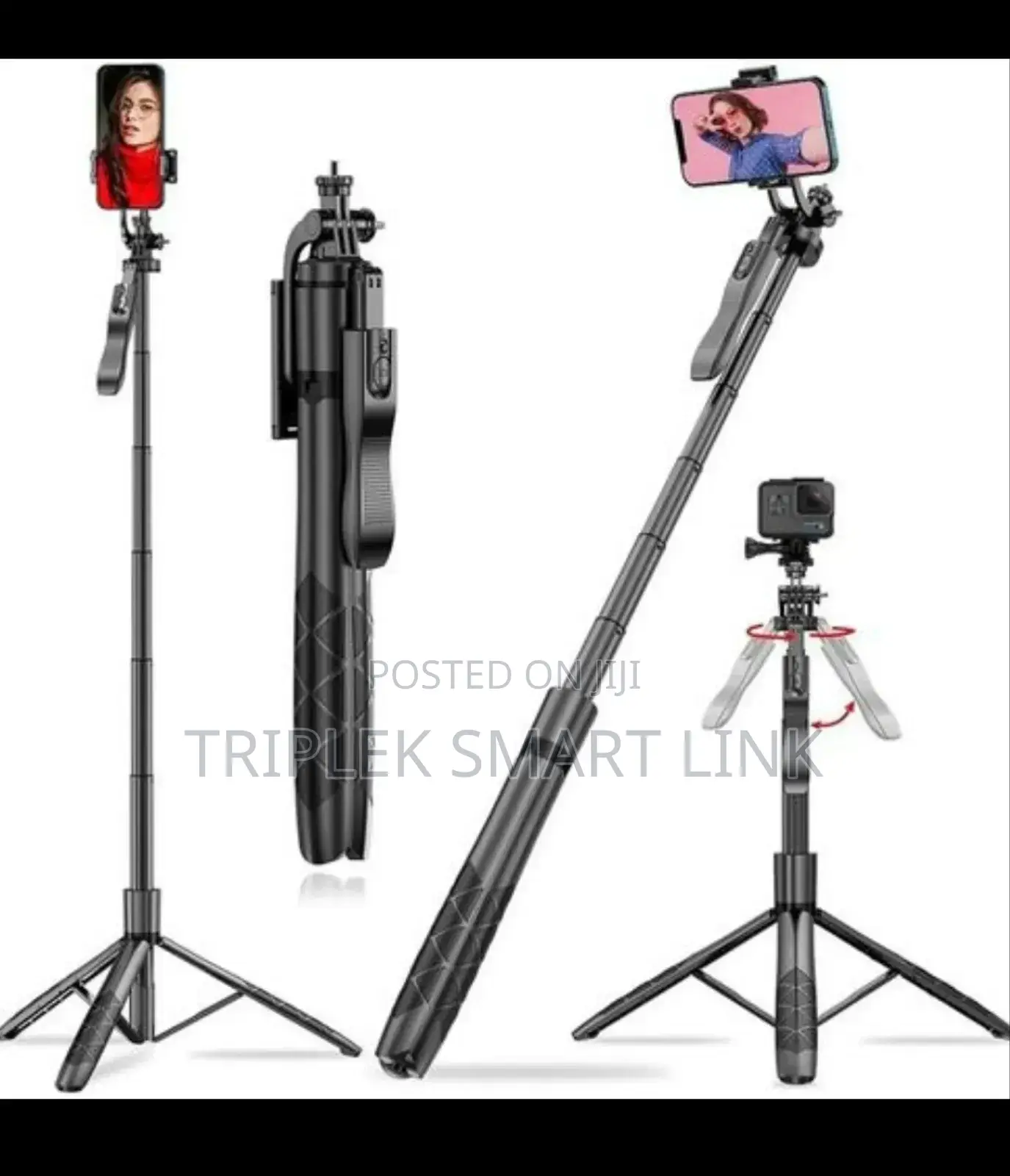 L16 Selfie Stick With Bluetooth Shutter Remote Control
