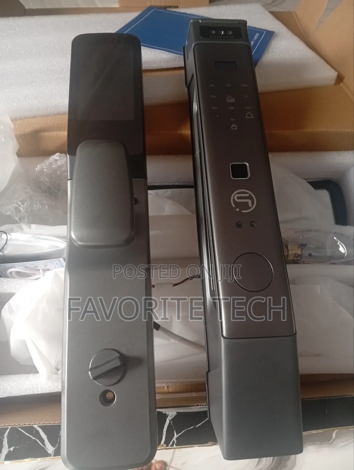 Face Recognition Fingerprint Smart Lock 3d