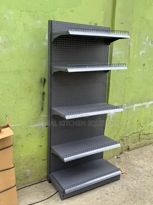 Black Super Market Shelf Single and Double Sides