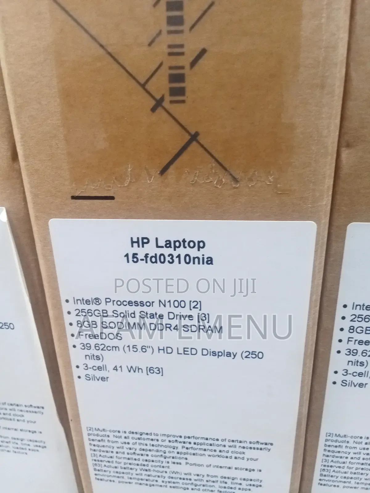 New Laptop HP 15 8GB Intel Celeron SSD 256GB