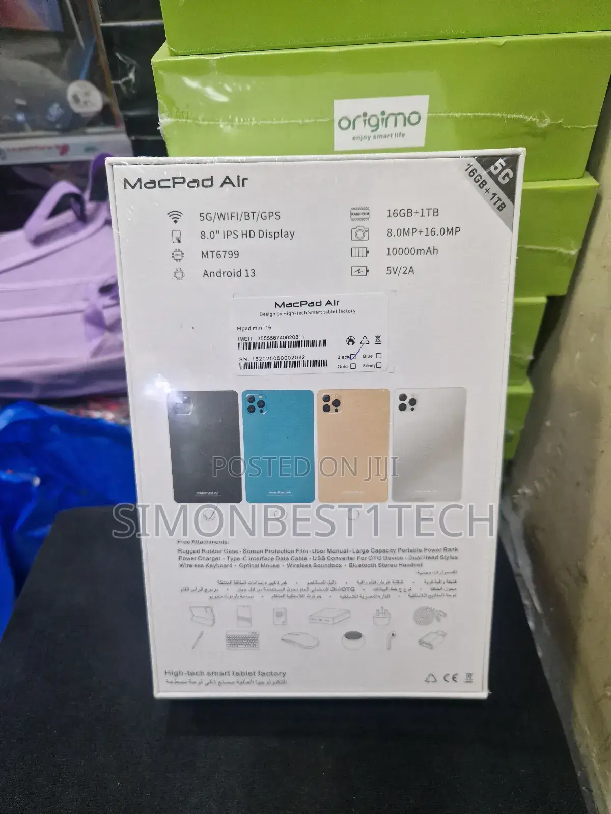 New MacPad Air MPad Mini 16 1 TB Silver