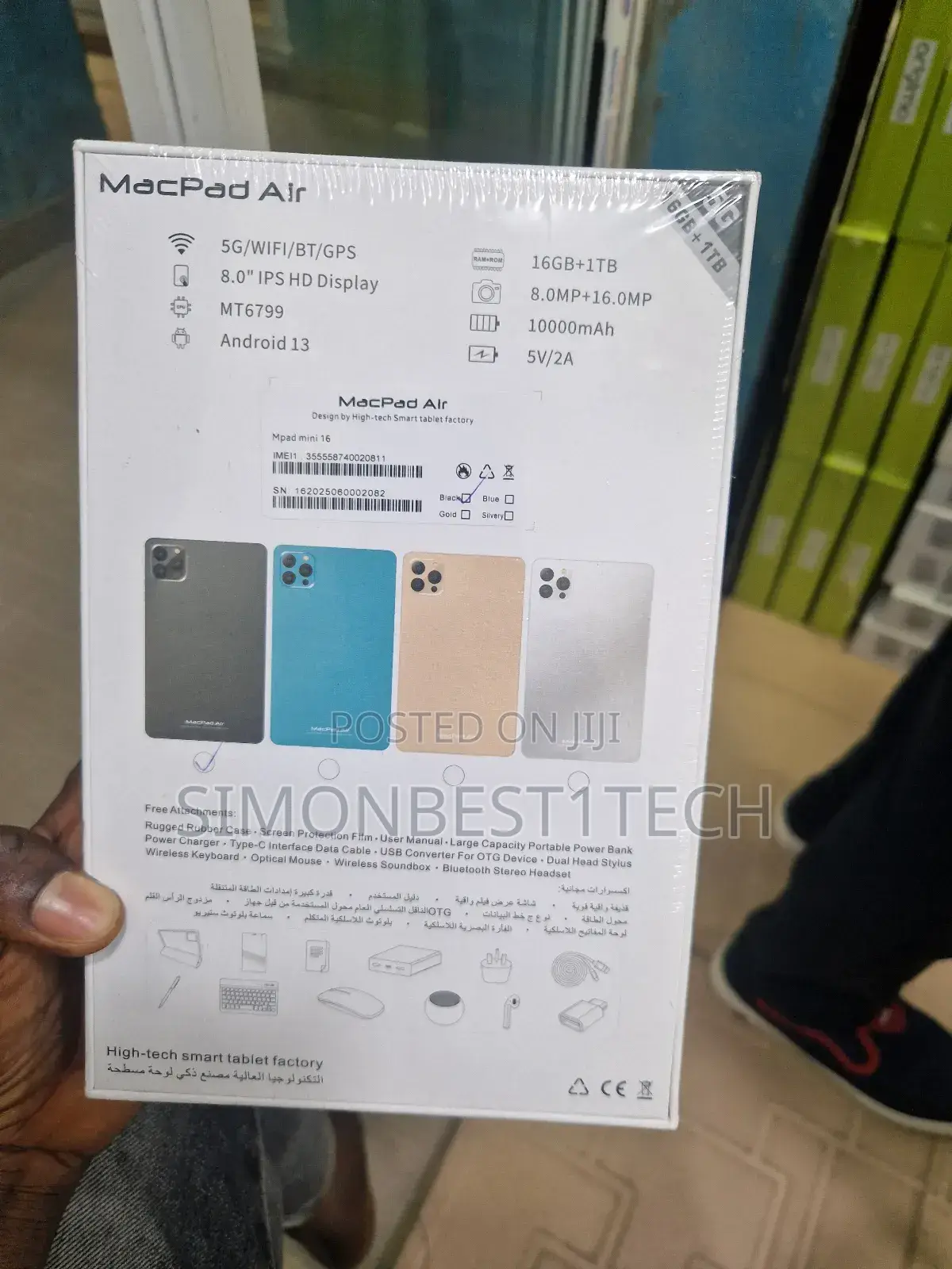 New MacPad Air MPad Mini 16 1 TB Silver