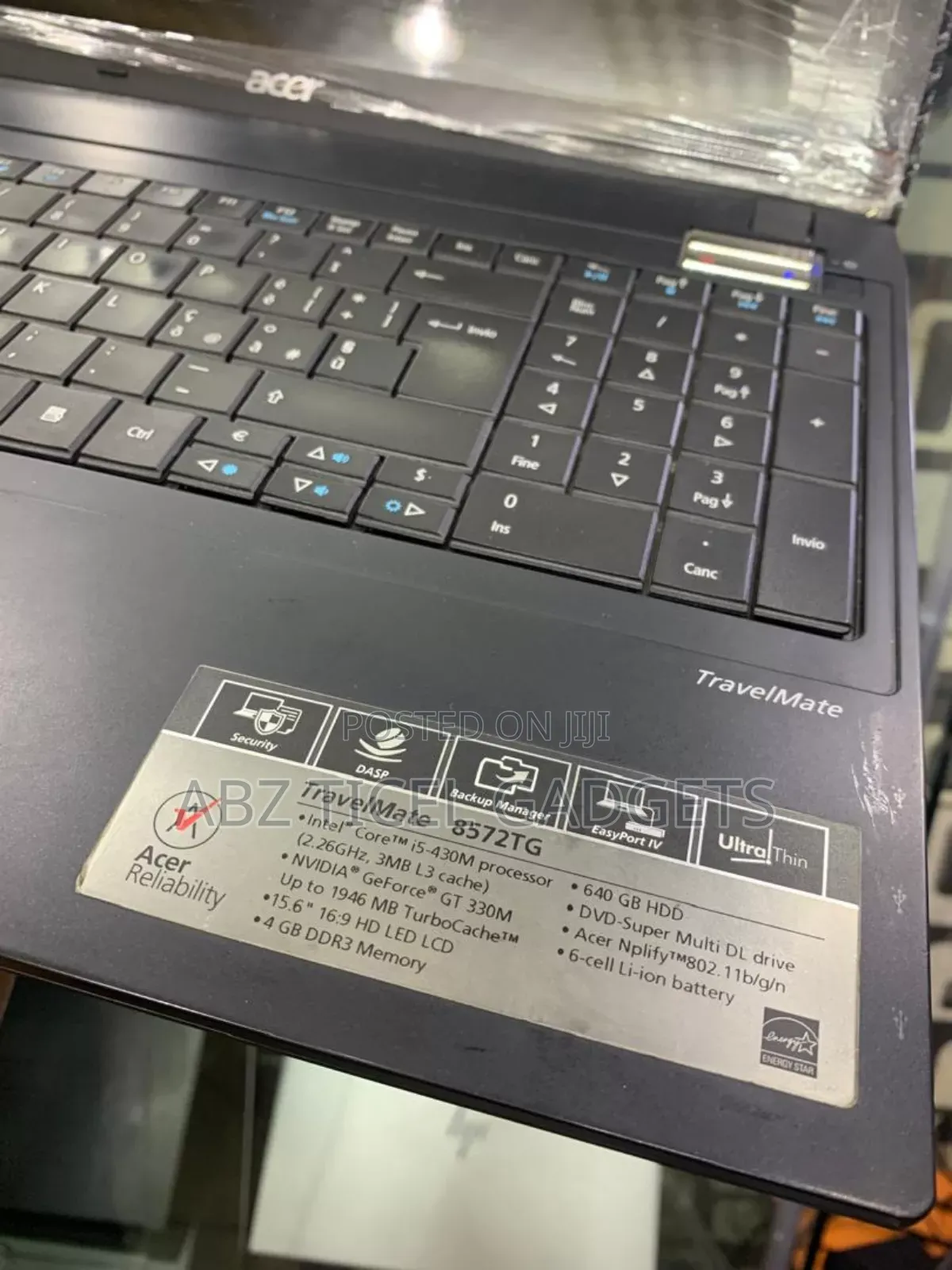 Laptop Acer TravelMate 8572 8GB Intel Core I5 SSD 128GB