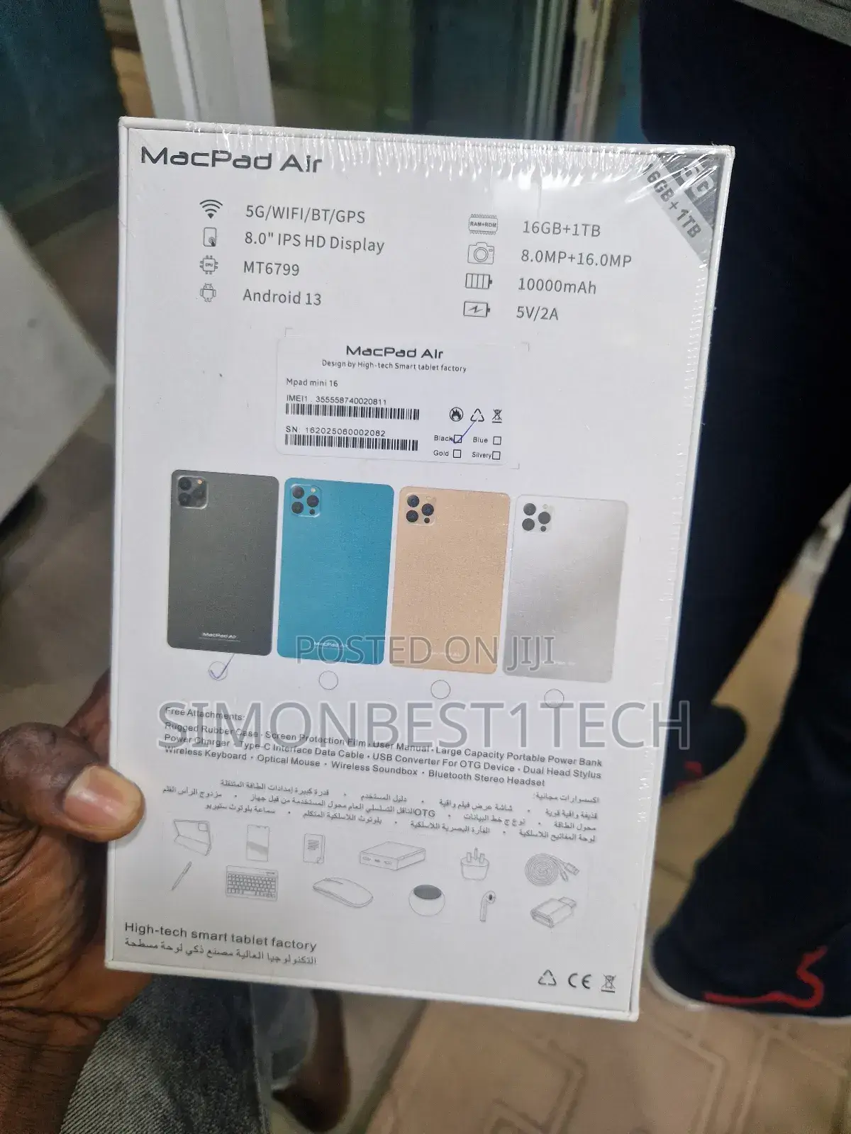 New MacPad Air MPad Mini 16 1 TB Silver