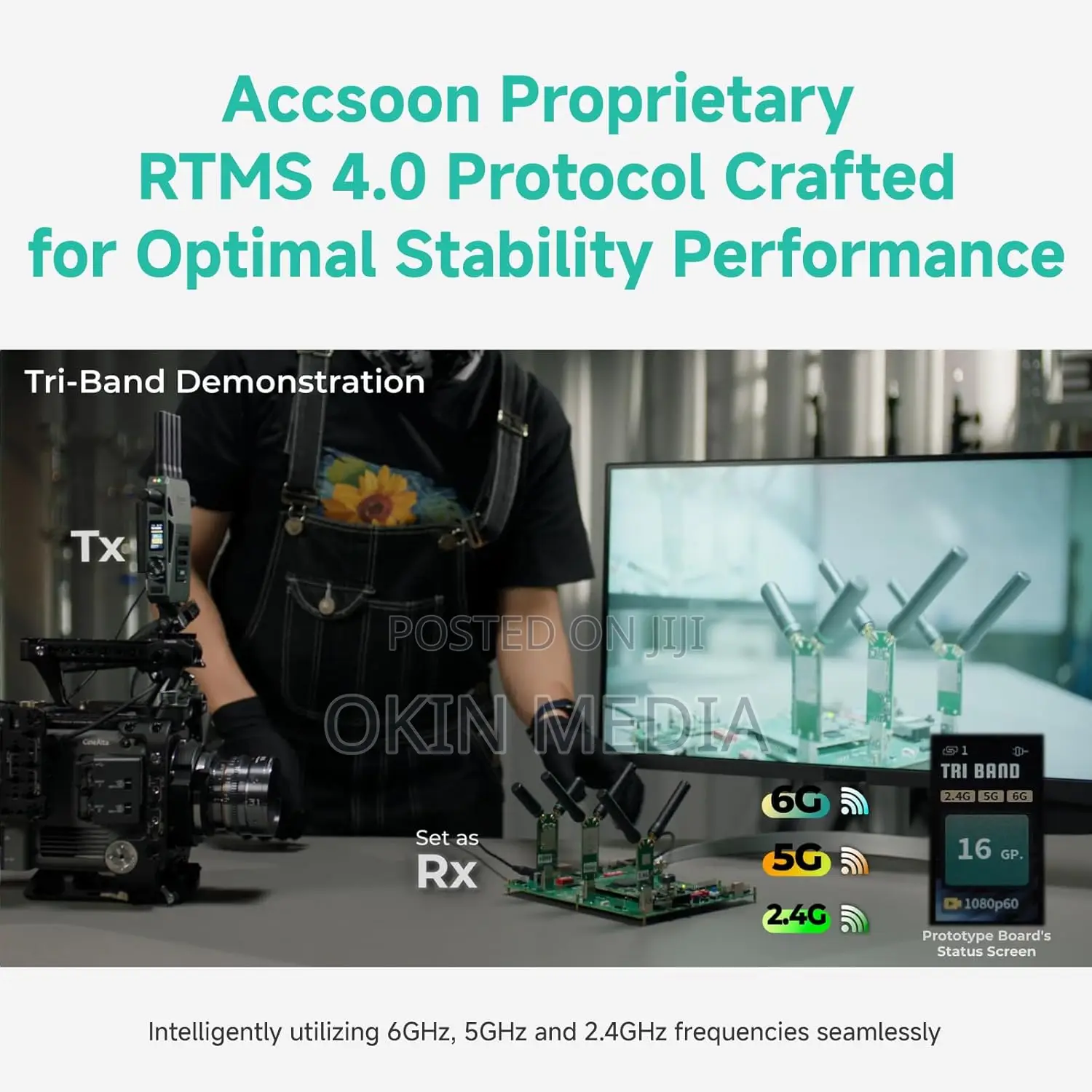 Rent 3 Kilometer Range 60p Wireless Transmitter