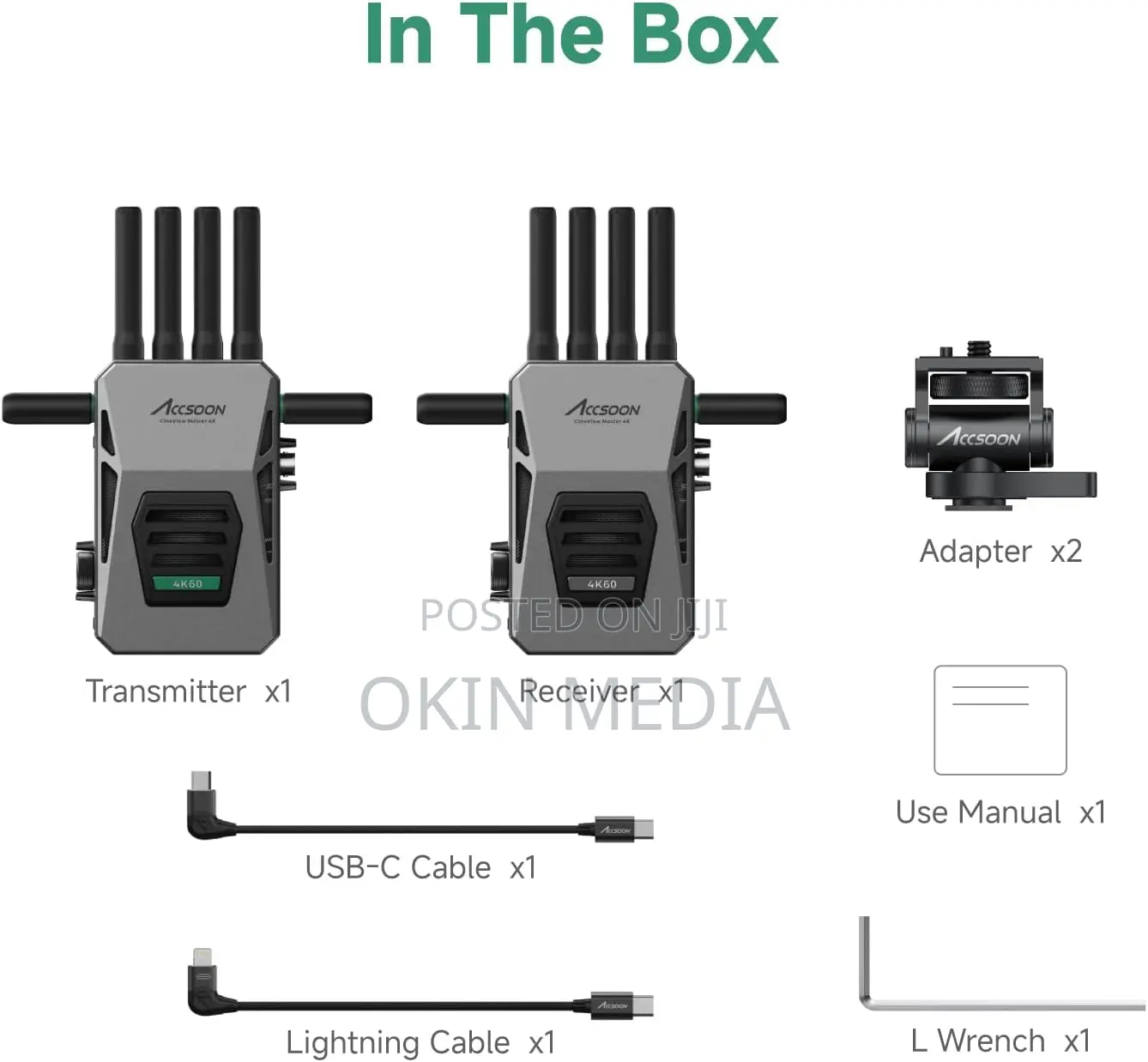 Rent 3 Kilometer Range 60p Wireless Transmitter